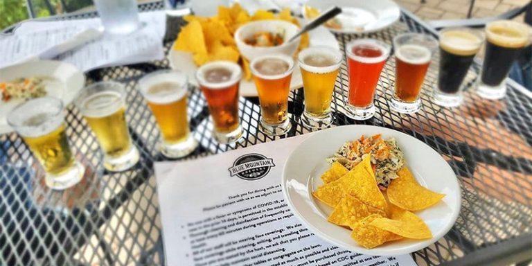 Blue Mountain Brewery food & beer 800x400